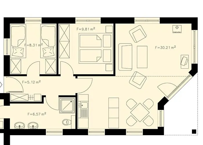 Strandhus - House 2 Appartement Sellin (Rugen)